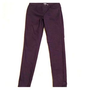 Eggplant purple skinny pants